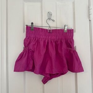 Pink free people shorts size M